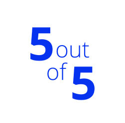 5 out of 5 Icon