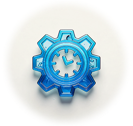 Man in Stopwatch Icon