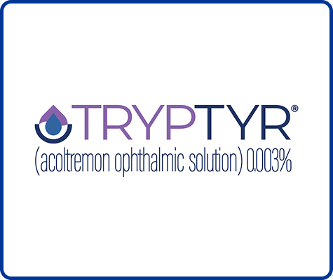 Official logo for Tryptyr (acoltremon ophthalmic solution) 0.003%