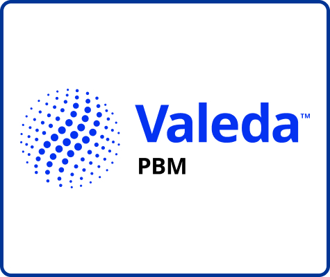 Official logo for Valeda PBM