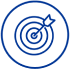 blue shield icon in a circle