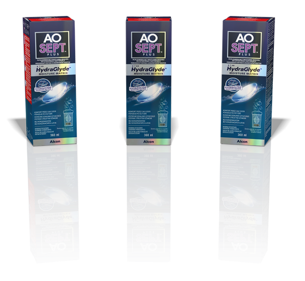 AOSEPT™ PLUS with HydraGlyde™ packshots