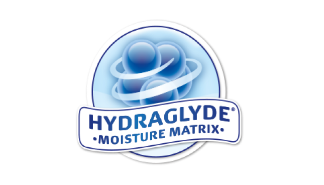HydraGlyde Moisture matrix logo