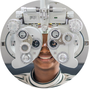 Image of the eye examination device