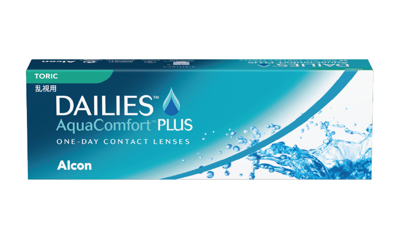 DAILIES®  AQUACOMFORT PLUS® Toric contact lens pack