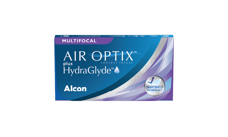 AIR OPTIX plus HydraGlyde Multifocal contact lens pack