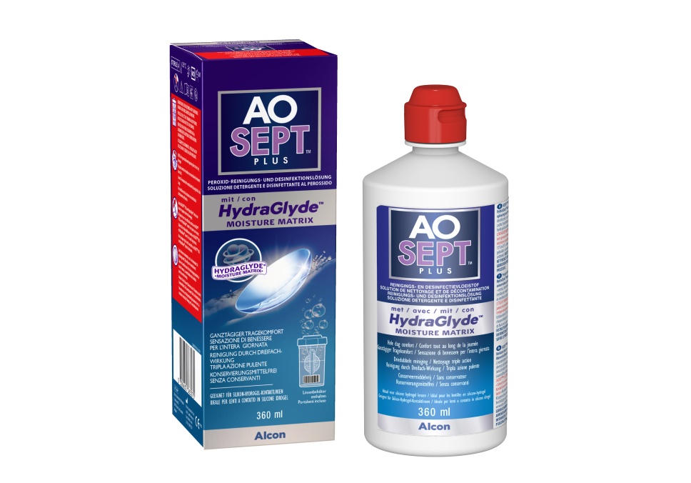 AOSEPT PLUS with HydraGlyde pack shot