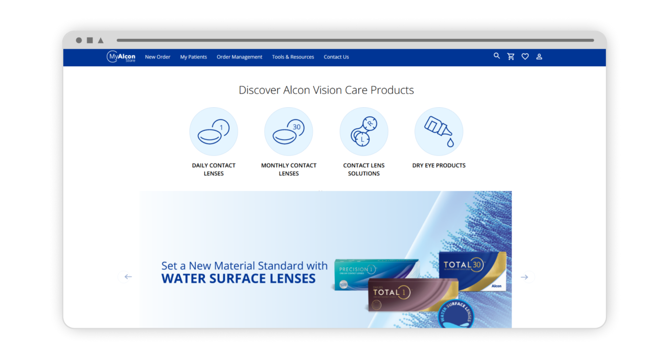 Image of alcona's open shop page