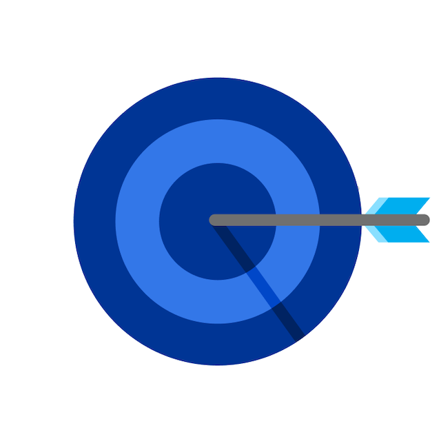 Shield icon on white background