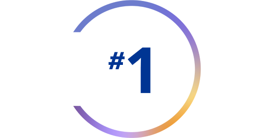 Graphique circulaire indiquant « #1 »
