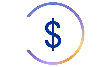Icône avec un symbole dollar