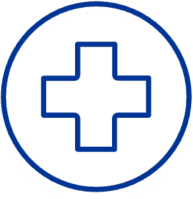 Check mark in a circle icon