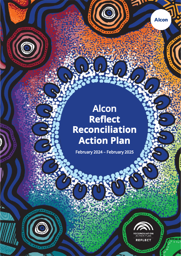 Cover of Alcon Australia Reflect Reconciliation Action Plan
