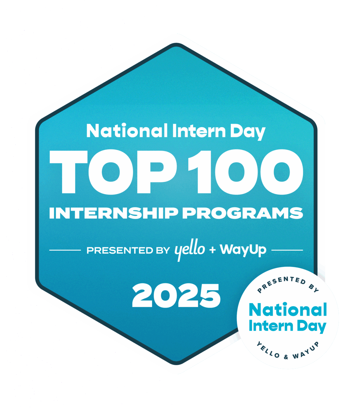 National Intern Day Top 100 Internship Programs Logo