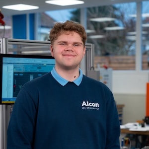 Porträtfoto von Fynn M. Auszubildender Chemikant