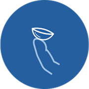 Icon of contact lens