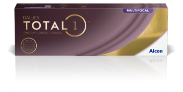 Dailies Total1 Multifocal One-Day Contact Lenses product box by Alcon
