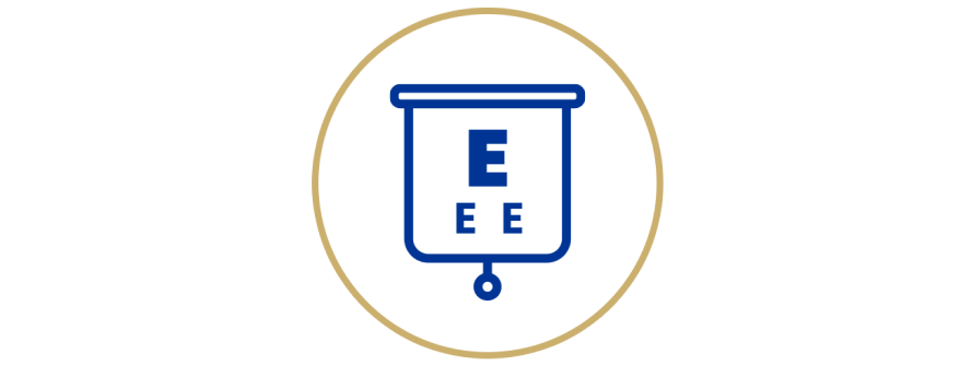Eye chart icon